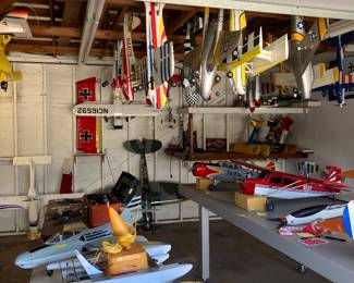 Some of the many RC planes