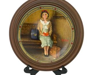 7 Norman Rockwell Collector Plates Knowles Vintage Art