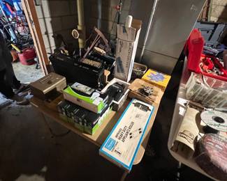 Misc. tools and electronics 