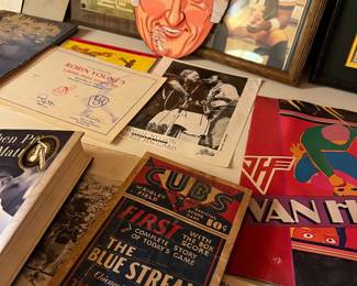 Signed sports and music items