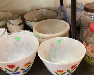 Tulip bowls $45 & $40