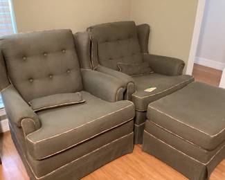 Pair w/ ottoman $150
