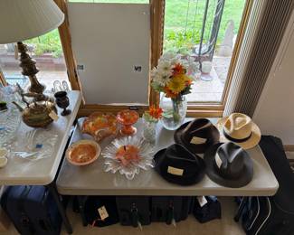 Collector hats and dishes
