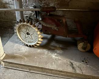 Cast iron tractor sprinkler