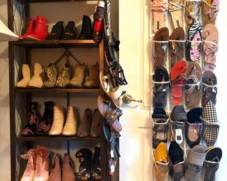 Huge collection of New and like new shoes including brands such as LSize 8 1/2-9 1/2 Dolce vita Christian Siriano R2 Sophia Milano Hippie laundry Donald Pliner JG Frye Sam Edelman BCBG Kate spade BEBE Vince Anne Klein Jessica Simpson Betsy Johnson Soft Michael Kors Cole Haan Catherine Malandrine