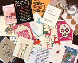 Super cute, brand new birthday, holiday, and other cards