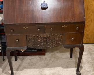 Antique secretary desk
