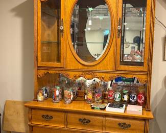 Hutch & vintage glass collections