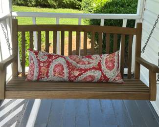 Porch Swing ( Pottery Barn Pillow sold Seperately)