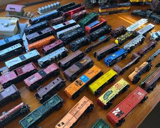 Vintage train cars
