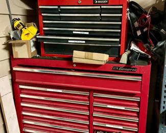 U.S. GENERAL + HUSKY TOOL CHESTS