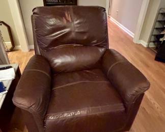 Brown Leather Recliner