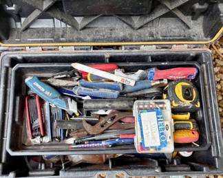 Toolbox with Assorted Hand Tools