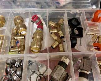 Assorted Brass Hose & Plumbing Fittings