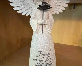 Pavilion Gift Company "Friends are the Flowers" Angel Figurine