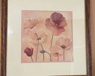 Poppies in Sepia II by Tim Otoole Framed Canvas Wall Art