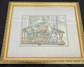 R. Jenkins Fly Fishing Still Life Print