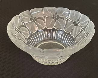 Mikasa "Pansy Bouquet" Crystal Bowl