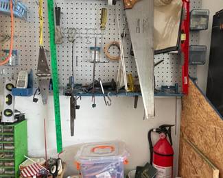 Assorted Garage Hand Tools