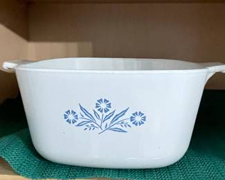 CorningWare Blue Cornflower P-1 3/4-B Casserole Dish