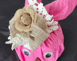 DIY Napkin Easter Bunny Decoration