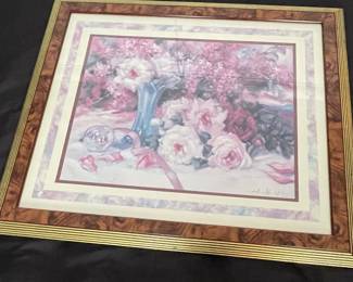 Floral Still Life Print by Susan K. Yost, Home Interiors Style