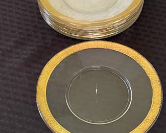 Lenox Westchester Gold Encrusted Plates