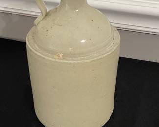 Antique Salt-Glazed Stoneware Whiskey Jug - Red Wing Union