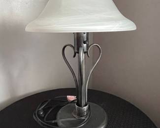 Contemporary Heart-Motif Table Lamp