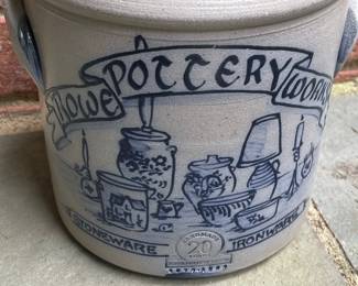 Rowe Pottery Works 20th Anniversary Commemorative Crock