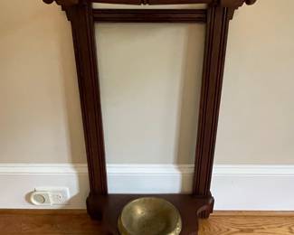 Vintage Wall-Mounted Umbrella Stand with Drip Tray