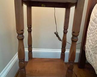 Vintage Spindle-Leg Telephone Stand