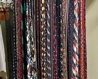 Collection of Vintage and Contemporary Men's Neckties