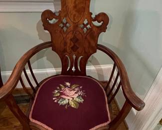 Victorian Eastlake Style Parlor Chair