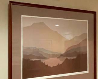 Todd Rowland "Mountain View" Limited Edition Artist's Proof Serigraph