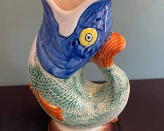 Secia Portugal Fish Gurgle Pitcher