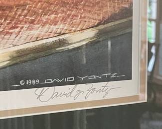 David Yontz Signed Limited Edition Print 'All Saints' Parish'