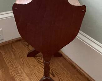 Vintage Wooden Sewing Stand with Carrier Handle