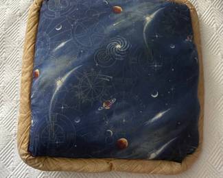 Celestial Clockwork Print Decorative Throw Pillow