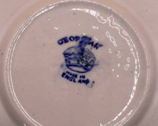 Georgian "Kyber" Pattern Octagonal Plate