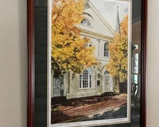 David Yontz Signed Limited Edition Print 'All Saints' Parish'