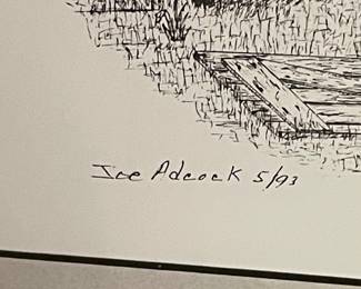 Joe Adcock Signed Limited Edition 'An Institution' Print