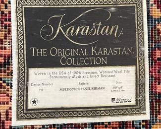 Karastan Multicolor Panel Kirman Area Rug