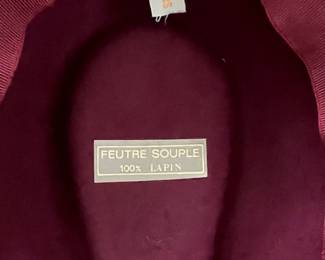 Brooks Brothers 100% Lapin Fedora