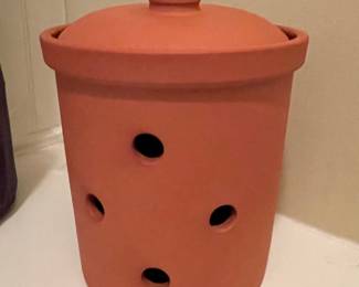 Terracotta Garlic Keeper or Cellar