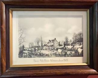 Three Mile House Baltimore Print