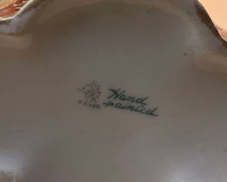 Napon Hand-Painted Porcelain Creamer and Sugar Set
