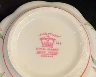 Royal Albert Candy Tuft Creamer and Sugar Bowl