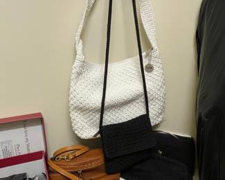 The Sak Crochet Shoulder Bag and Accessories Lot