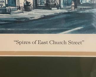 David G. Yontz, 'Spires of East Church Street' Limited Edition Print